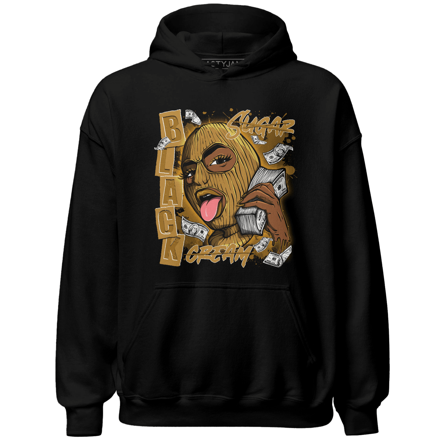 Wheat 13s Hoodie Match No Sugar No Cream - NastyJamz
