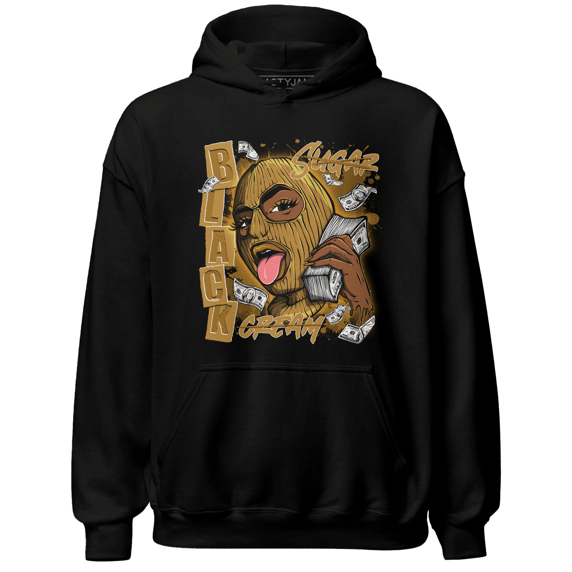 Wheat 13s Hoodie Match No Sugar No Cream - NastyJamz