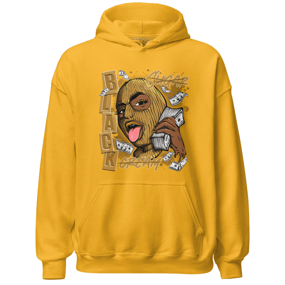 Wheat 13s Hoodie Match No Sugar No Cream - NastyJamz