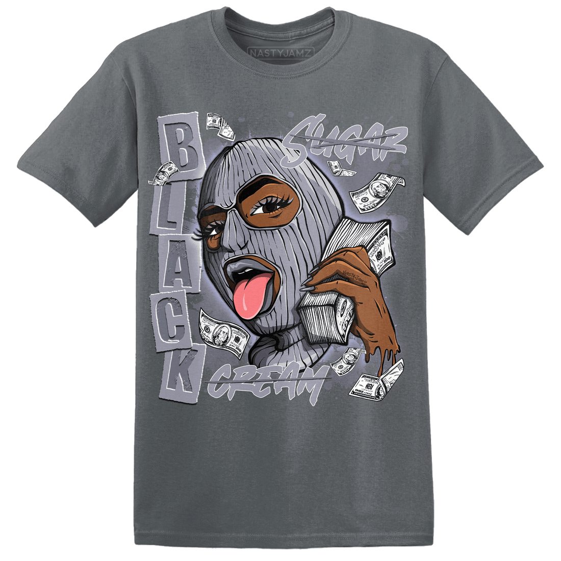 Stealth 14s T Shirt Match No Sugar No Cream - NastyJamz