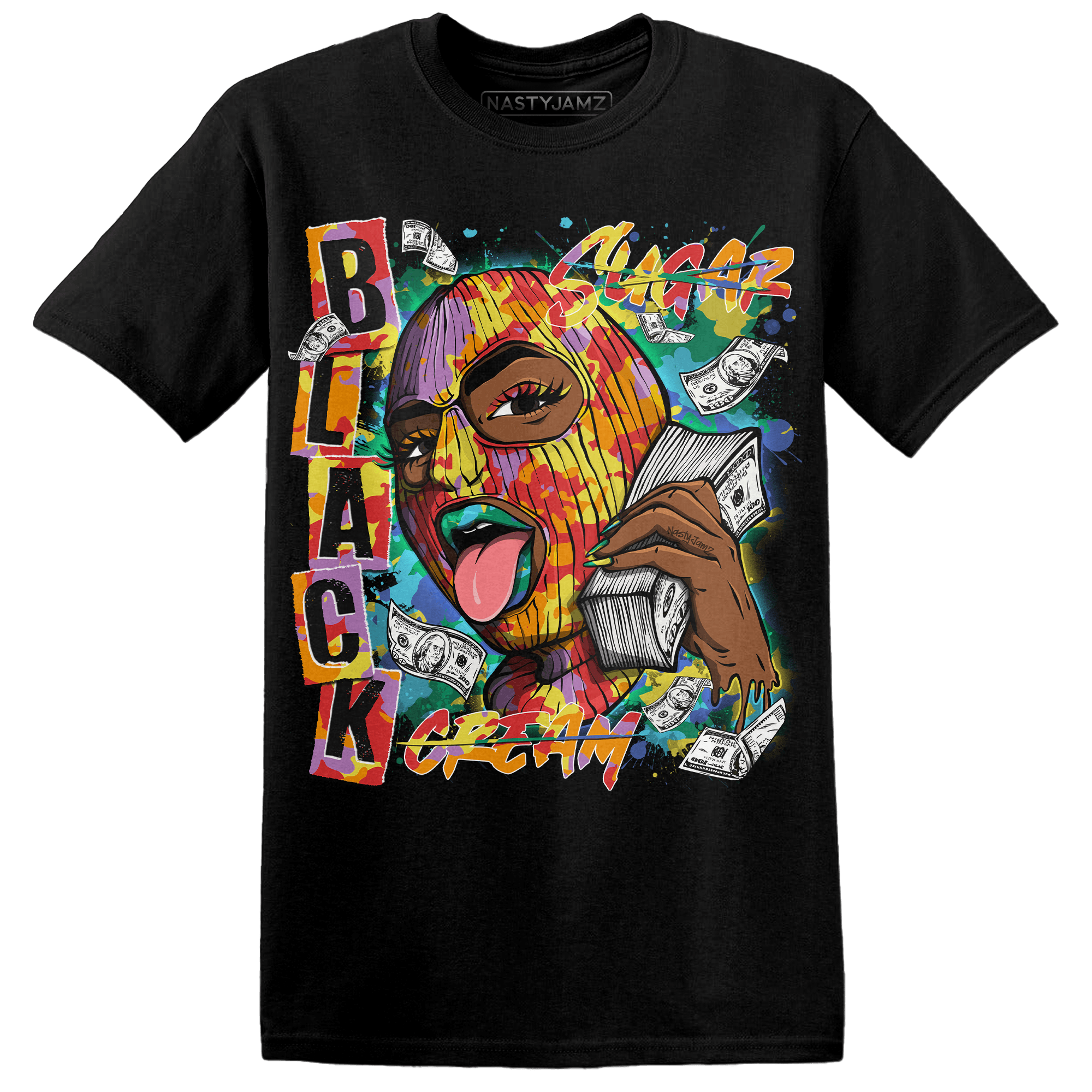 Mid GS Six Championships 1s T Shirt Match No Sugar No Cream - NastyJamz