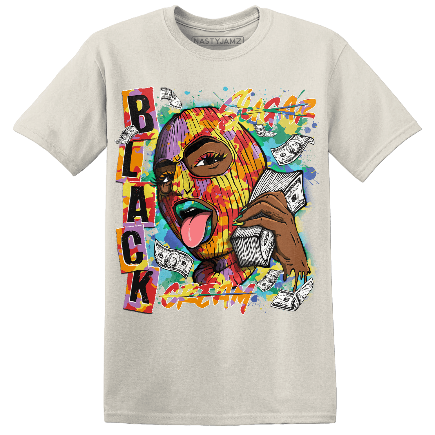 Mid GS Six Championships 1s T Shirt Match No Sugar No Cream - NastyJamz