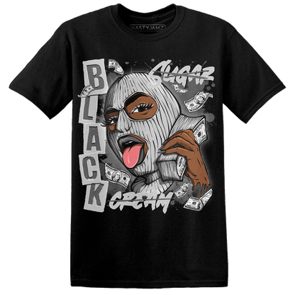 Retro High OG Black White 1s T Shirt Match No Sugar No Cream - NastyJamz