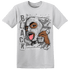 Retro High OG Black White 1s T Shirt Match No Sugar No Cream - NastyJamz