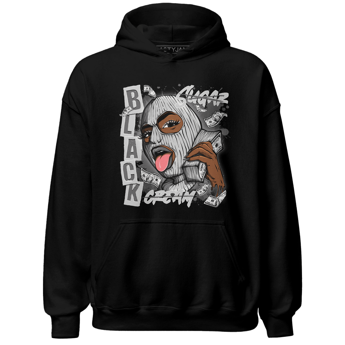 Retro High OG Black White 1s Hoodie Match No Sugar No Cream - NastyJamz