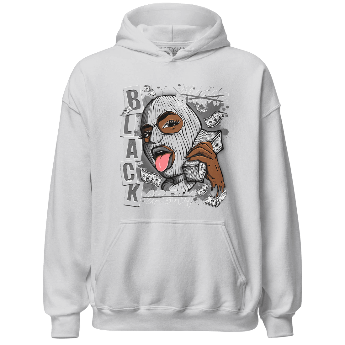 Retro High OG Black White 1s Hoodie Match No Sugar No Cream - NastyJamz
