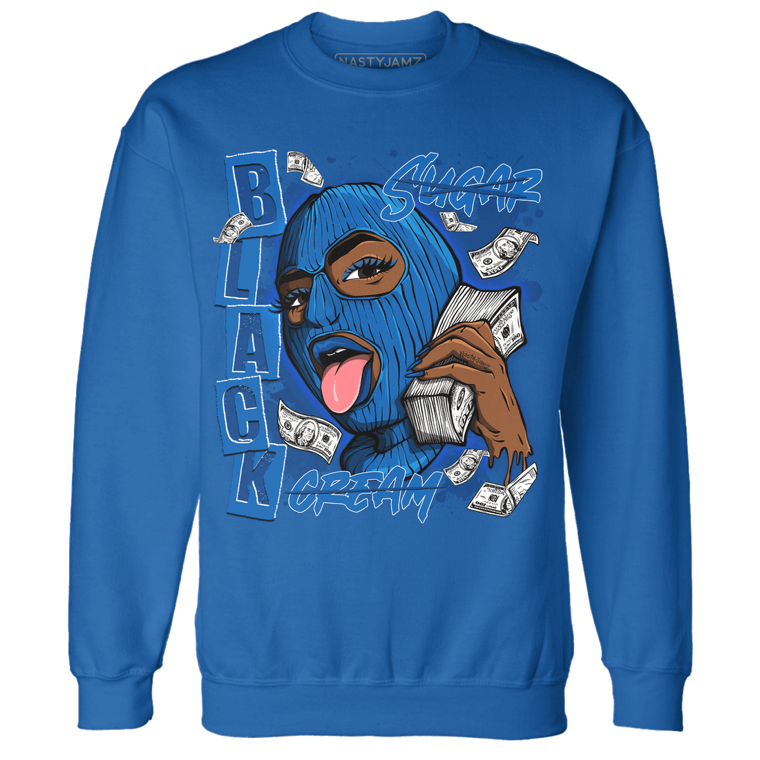 Royal Reimagined 1s Sweatshirt Match No Sugar No Cream - NastyJamz