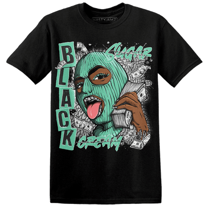 Green Glow 3s T Shirt Match No Sugar No Cream - NastyJamz