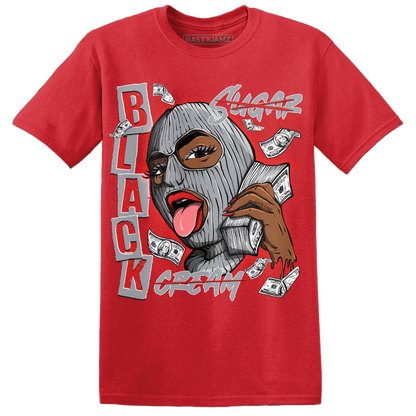 Bred Reimagined 4s T Shirt Match No Sugar No Cream - NastyJamz