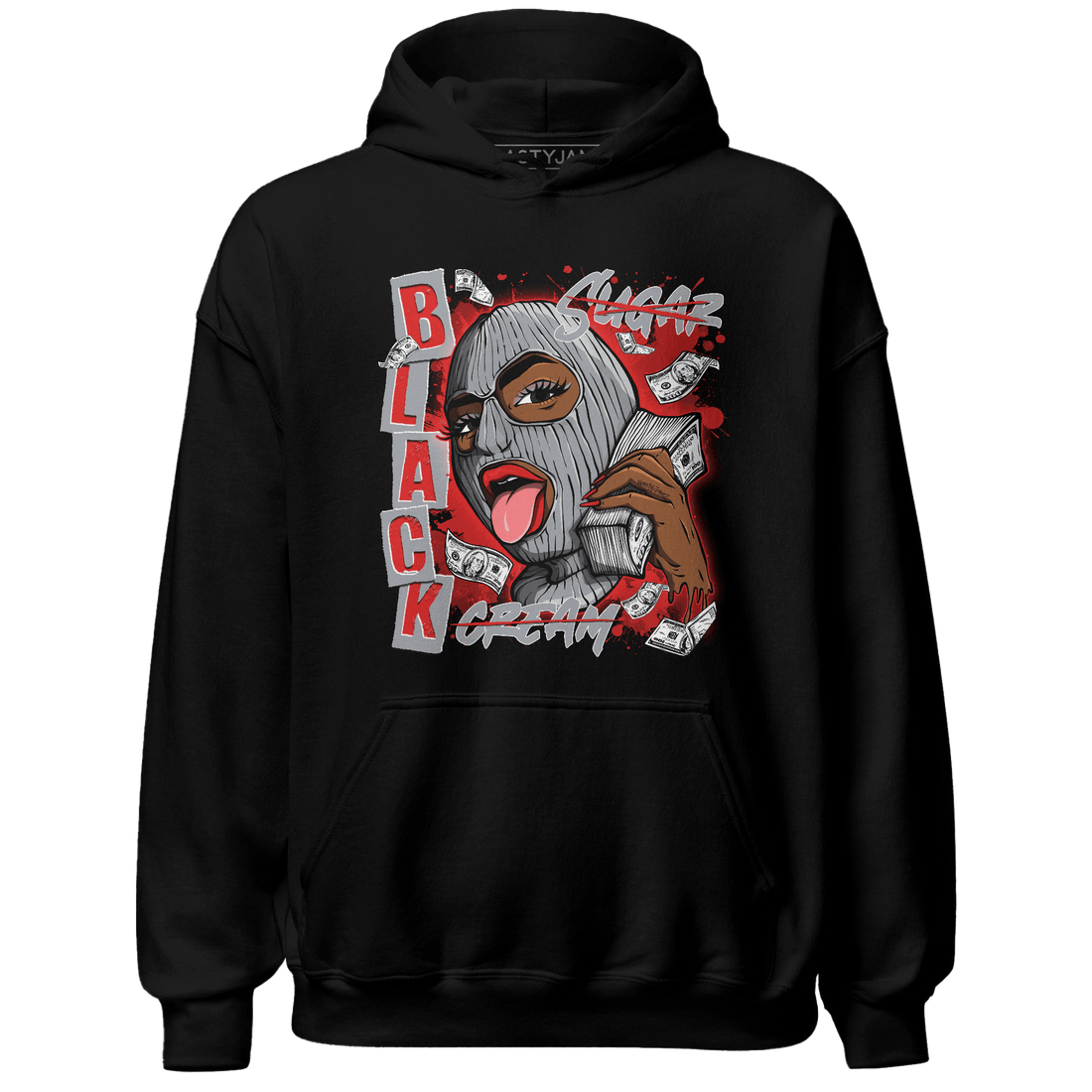 Bred Reimagined 4s Hoodie Match No Sugar No Cream - NastyJamz