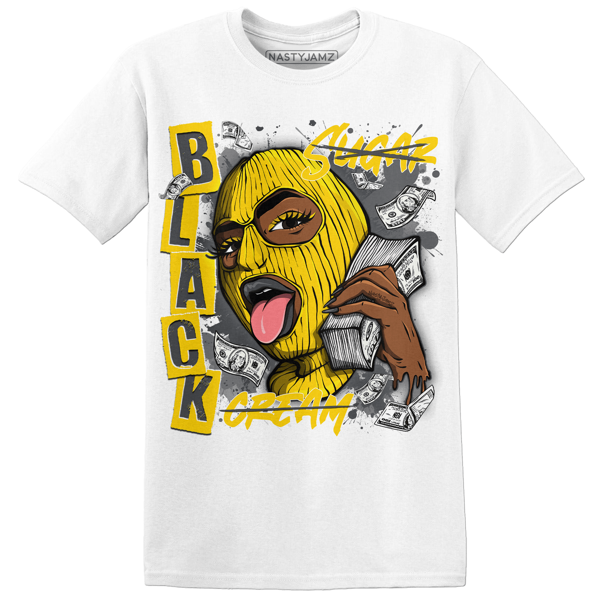 Thunder 4s T Shirt Match No Sugar No Cream - NastyJamz