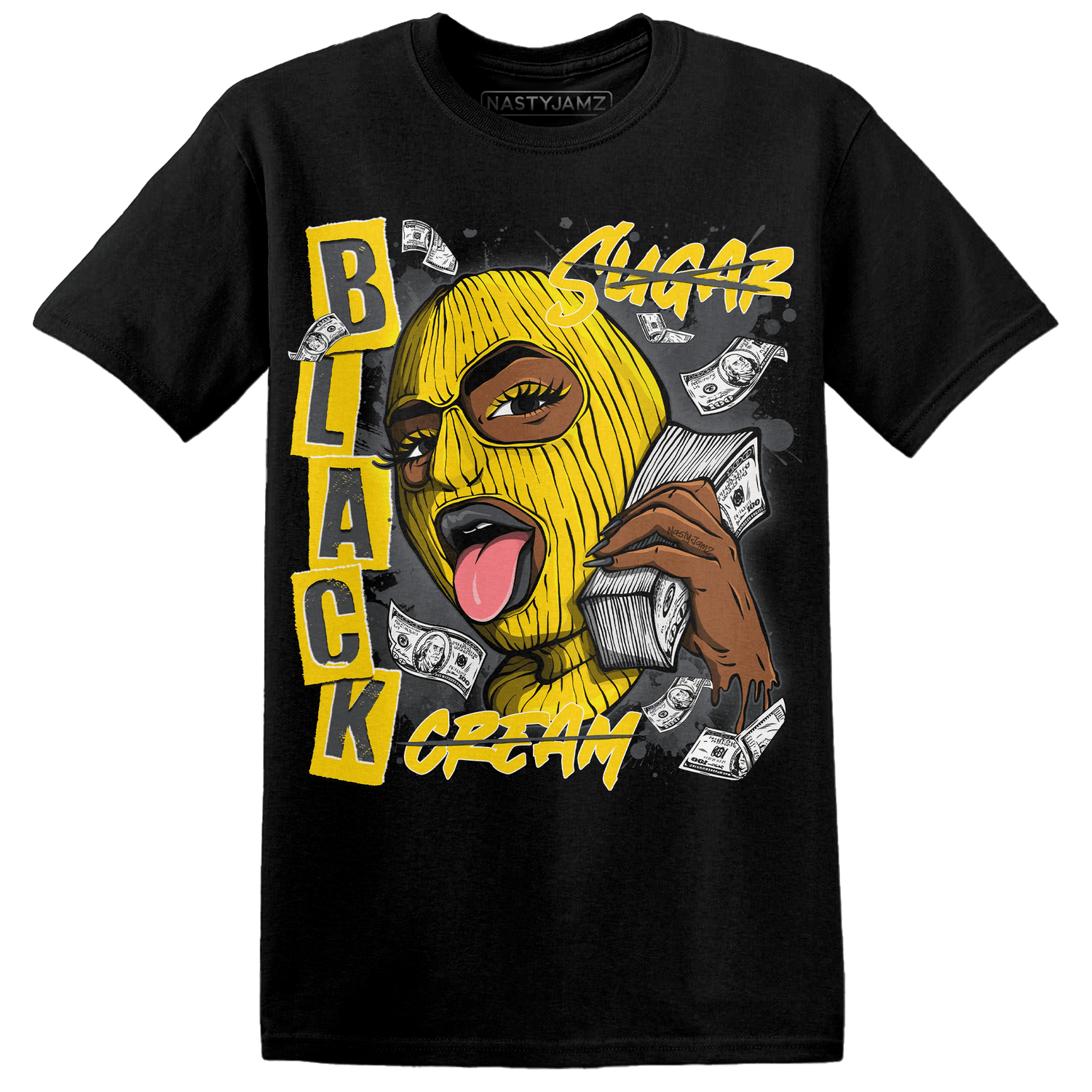 Thunder 4s T Shirt Match No Sugar No Cream - NastyJamz