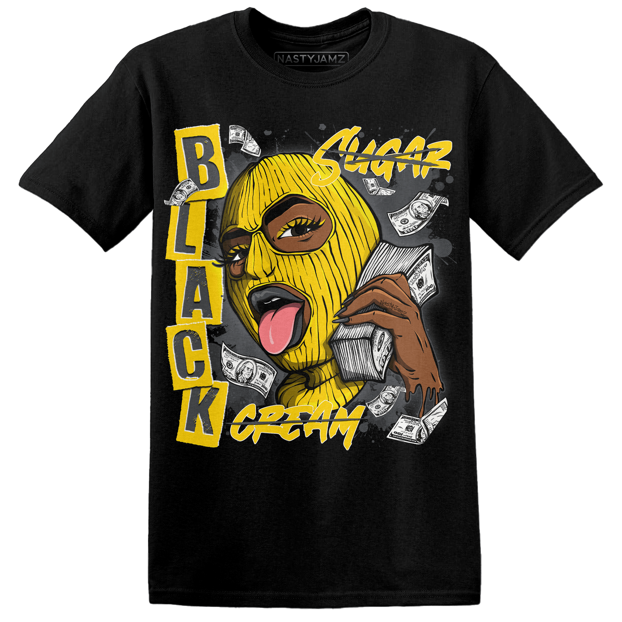 Thunder 4s T Shirt Match No Sugar No Cream - NastyJamz