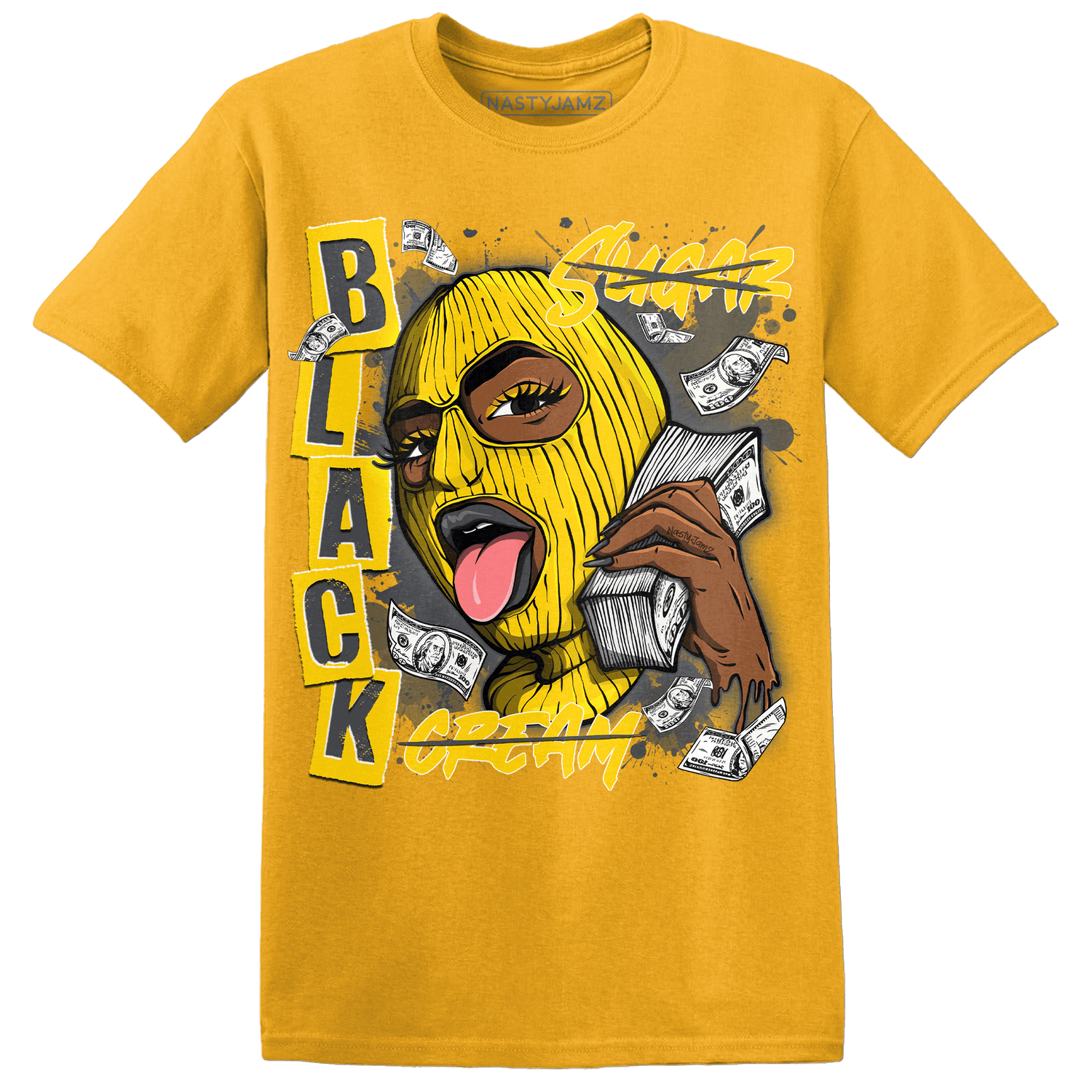 Thunder 4s T Shirt Match No Sugar No Cream - NastyJamz