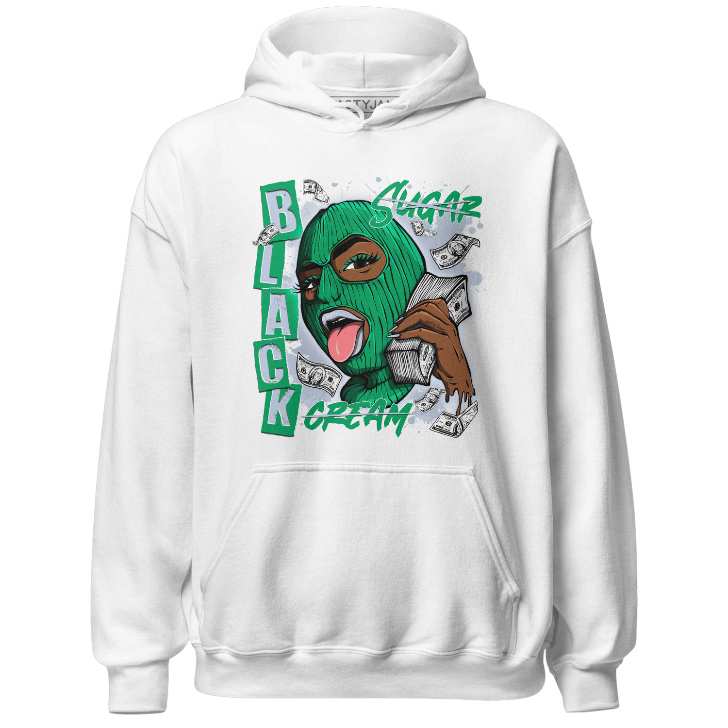 Lucky Green 5s Hoodie Match No Sugar No Cream - NastyJamz