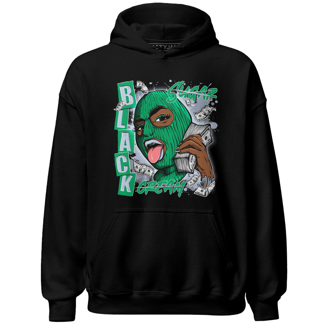 Lucky Green 5s Hoodie Match No Sugar No Cream - NastyJamz