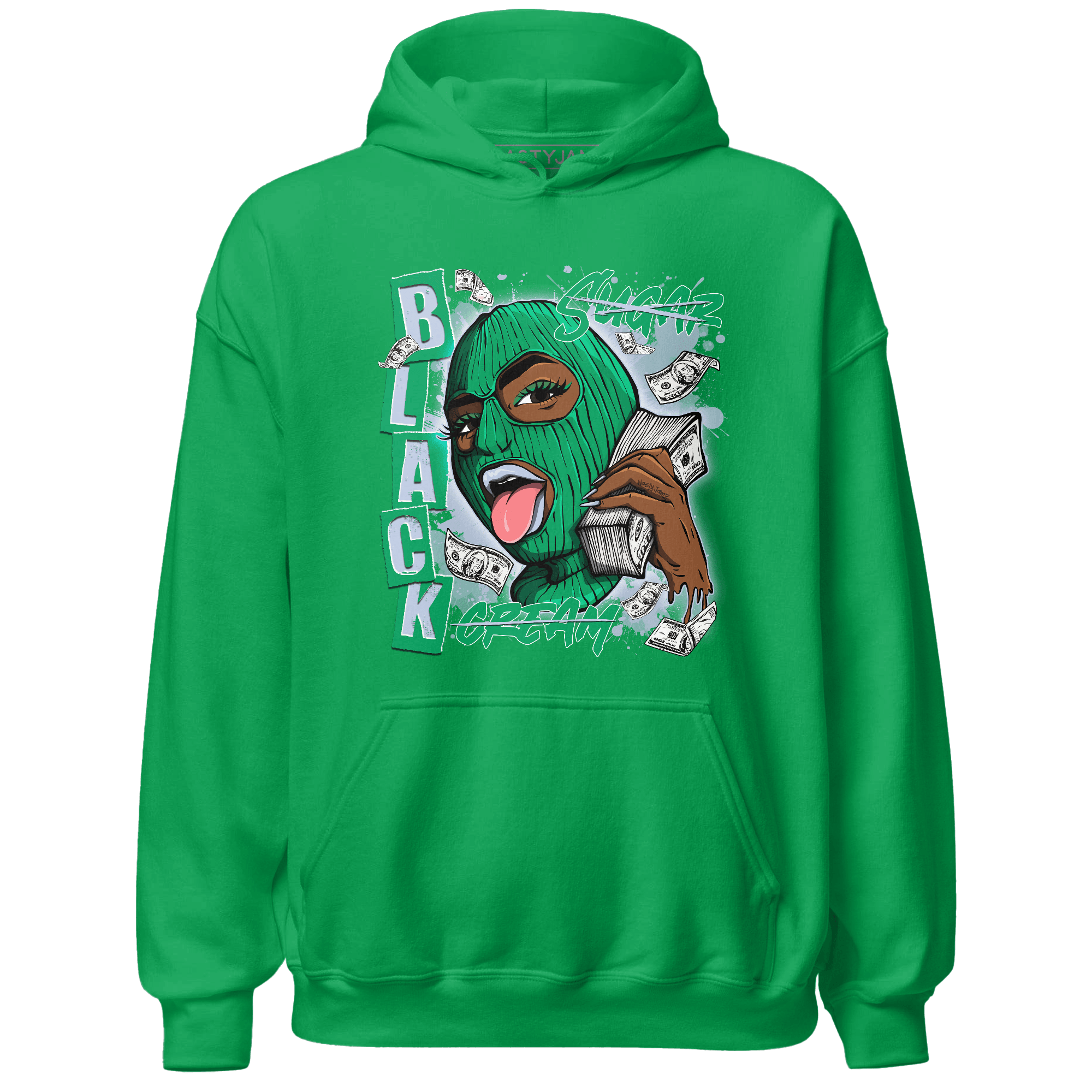 Lucky Green 5s Hoodie Match No Sugar No Cream - NastyJamz