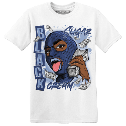 Midnight Navy 5s T Shirt Match No Sugar No Cream - NastyJamz