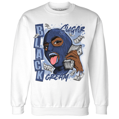 Midnight Navy 5s Sweatshirt Match No Sugar No Cream - NastyJamz
