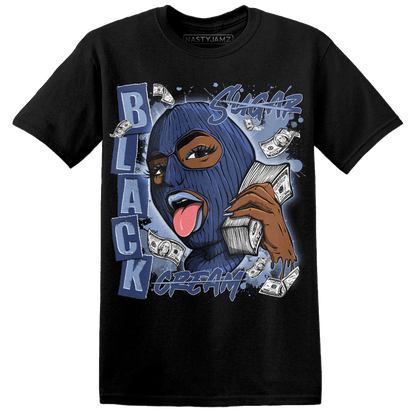 Midnight Navy 5s T Shirt Match No Sugar No Cream - NastyJamz