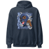Midnight Navy 5s Hoodie Match No Sugar No Cream - NastyJamz
