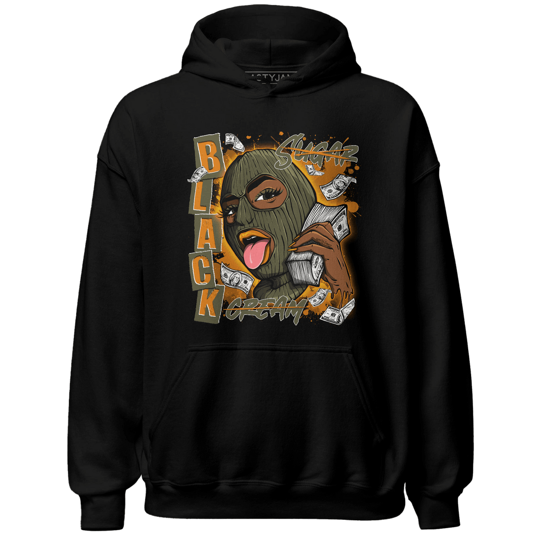 Olive 5s Hoodie Match No Sugar No Cream - NastyJamz
