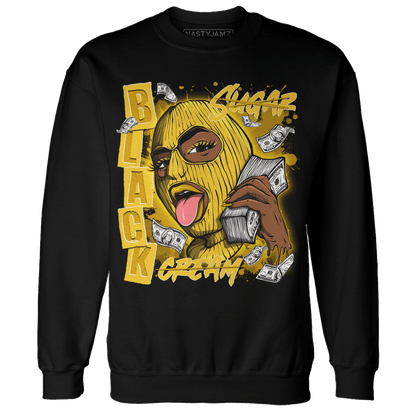 Yellow Ochre 6s Sweatshirt Match No Sugar No Cream - NastyJamz