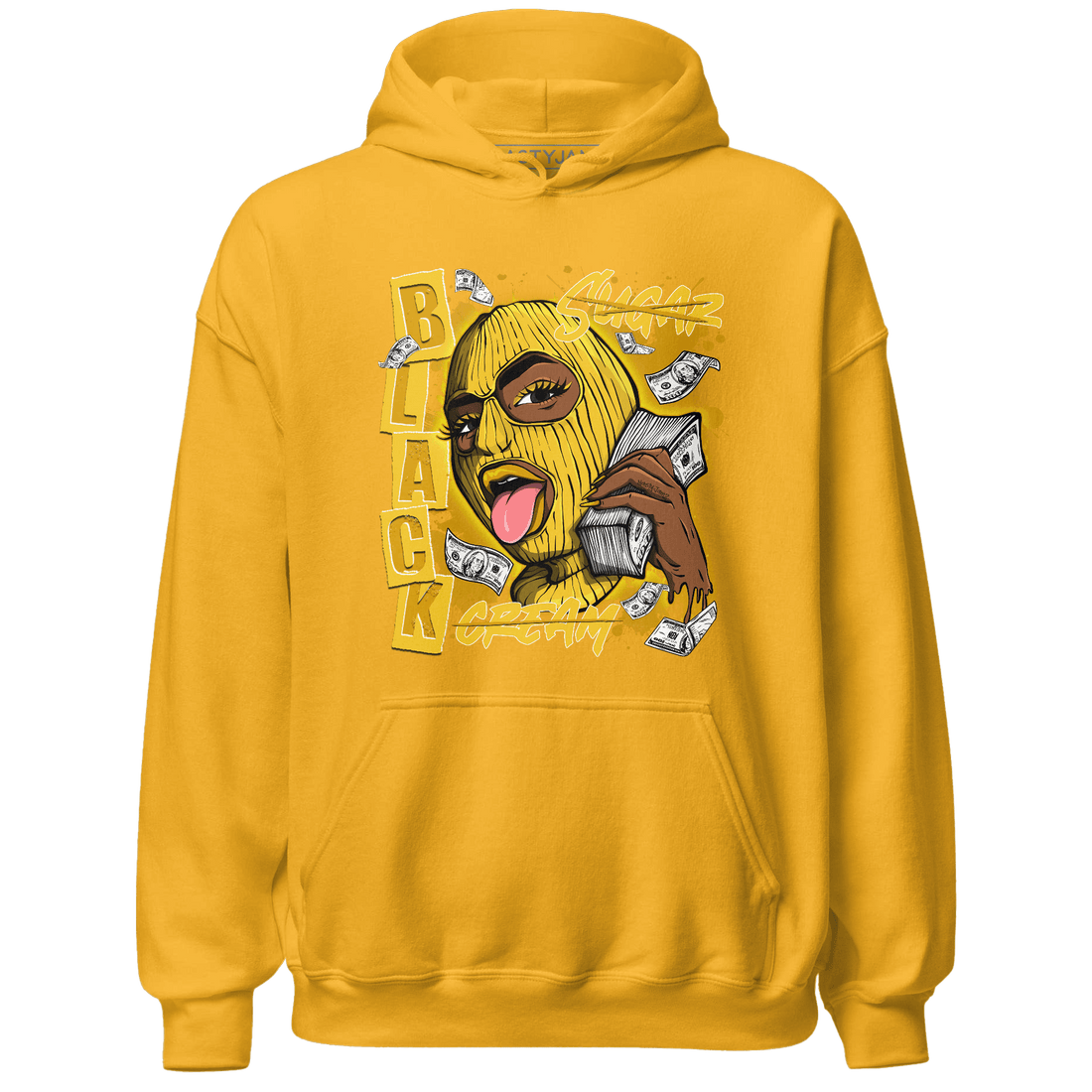 Yellow Ochre 6s Hoodie Match No Sugar No Cream - NastyJamz