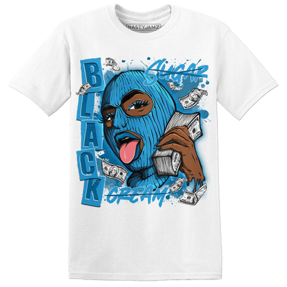 Powder Blue 9s T Shirt Match No Sugar No Cream - NastyJamz