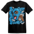 Powder Blue 9s T Shirt Match No Sugar No Cream - NastyJamz