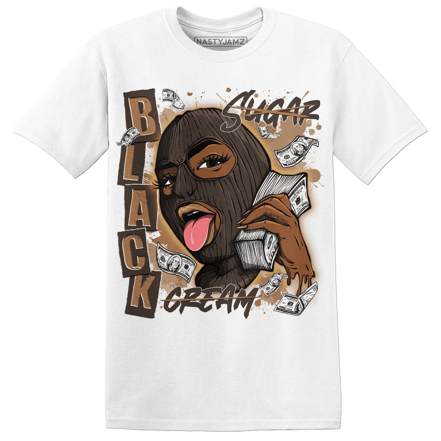 Jumpman Jack T Shirt Match No Sugar No Cream - NastyJamz