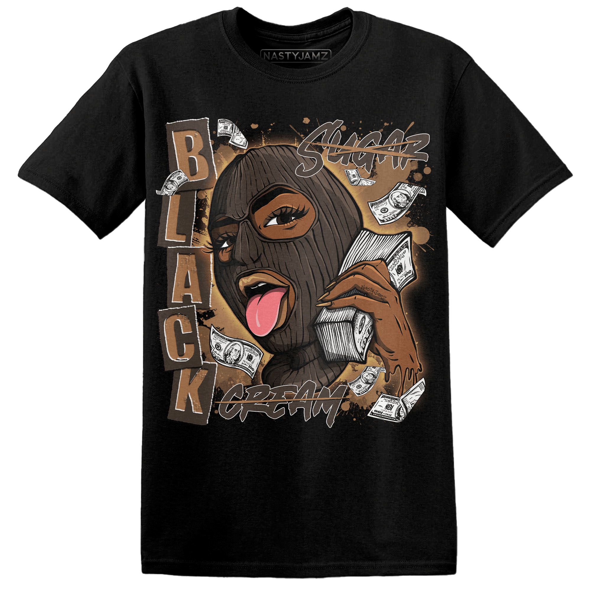 Jumpman Jack T Shirt Match No Sugar No Cream - NastyJamz