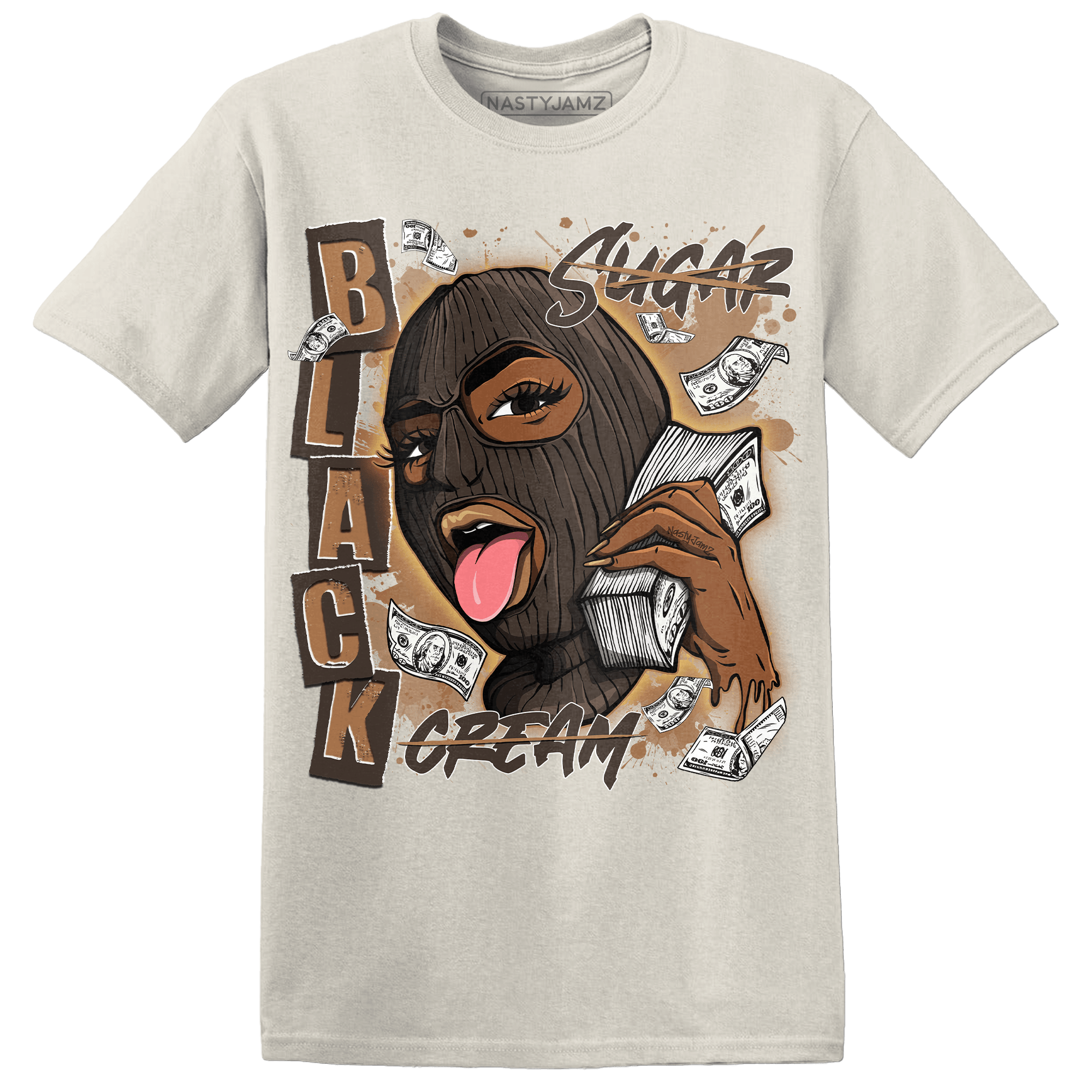 Jumpman Jack T Shirt Match No Sugar No Cream - NastyJamz