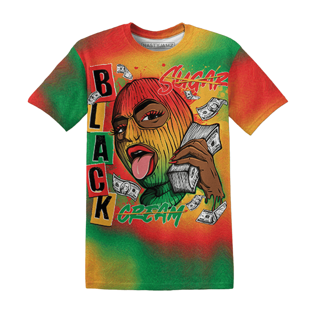 No Sugar No Cream 3D All-Over Print Juneteenth T Shirt - NastyJamz