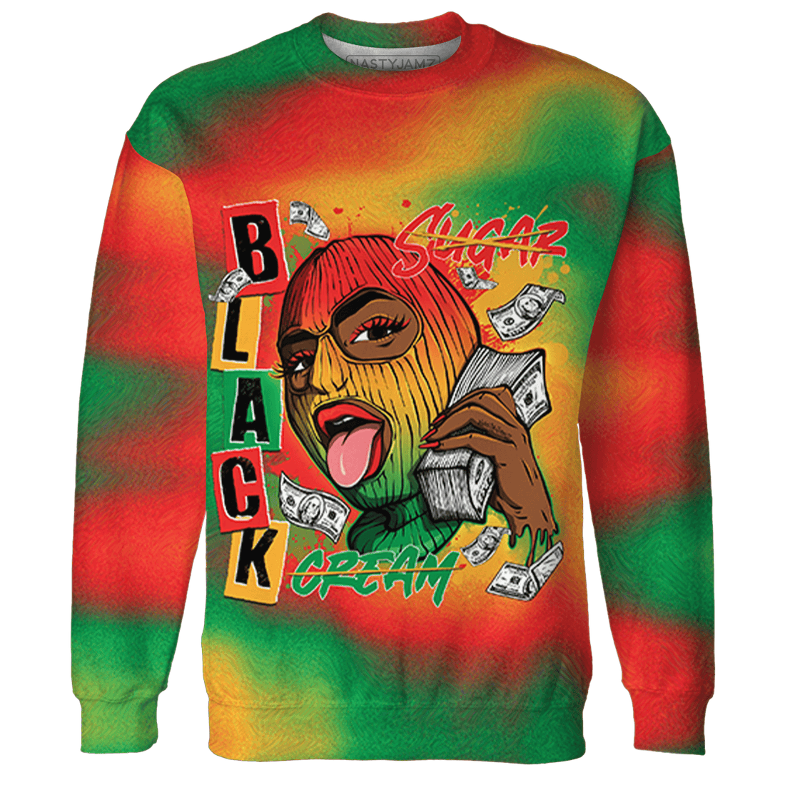 No Sugar No Cream 3D All-Over Print Juneteeth Sweatshirt - NastyJamz