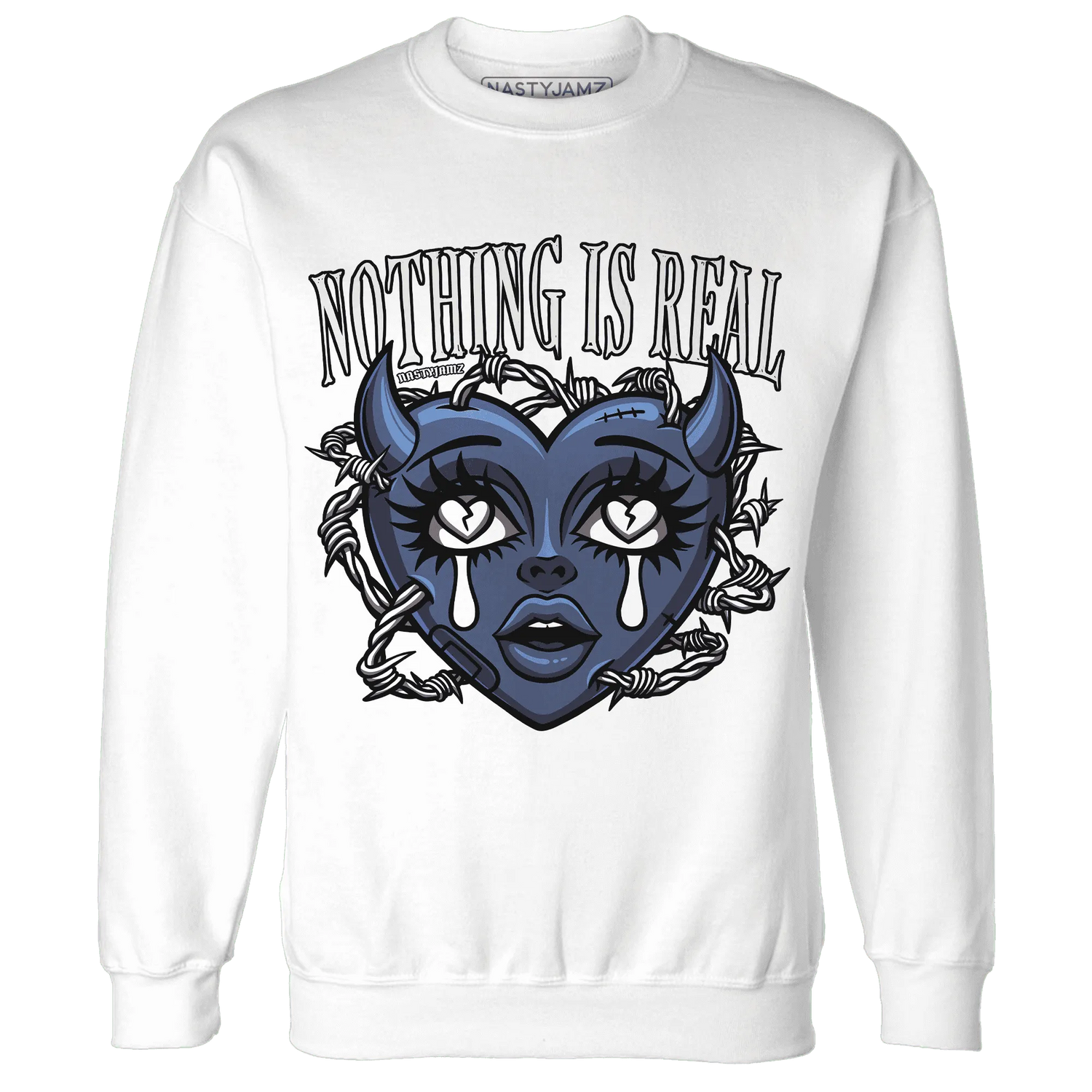 Low-Diffused-Blue-11s-Sweatshirt-Match-Nothing-Is-Real