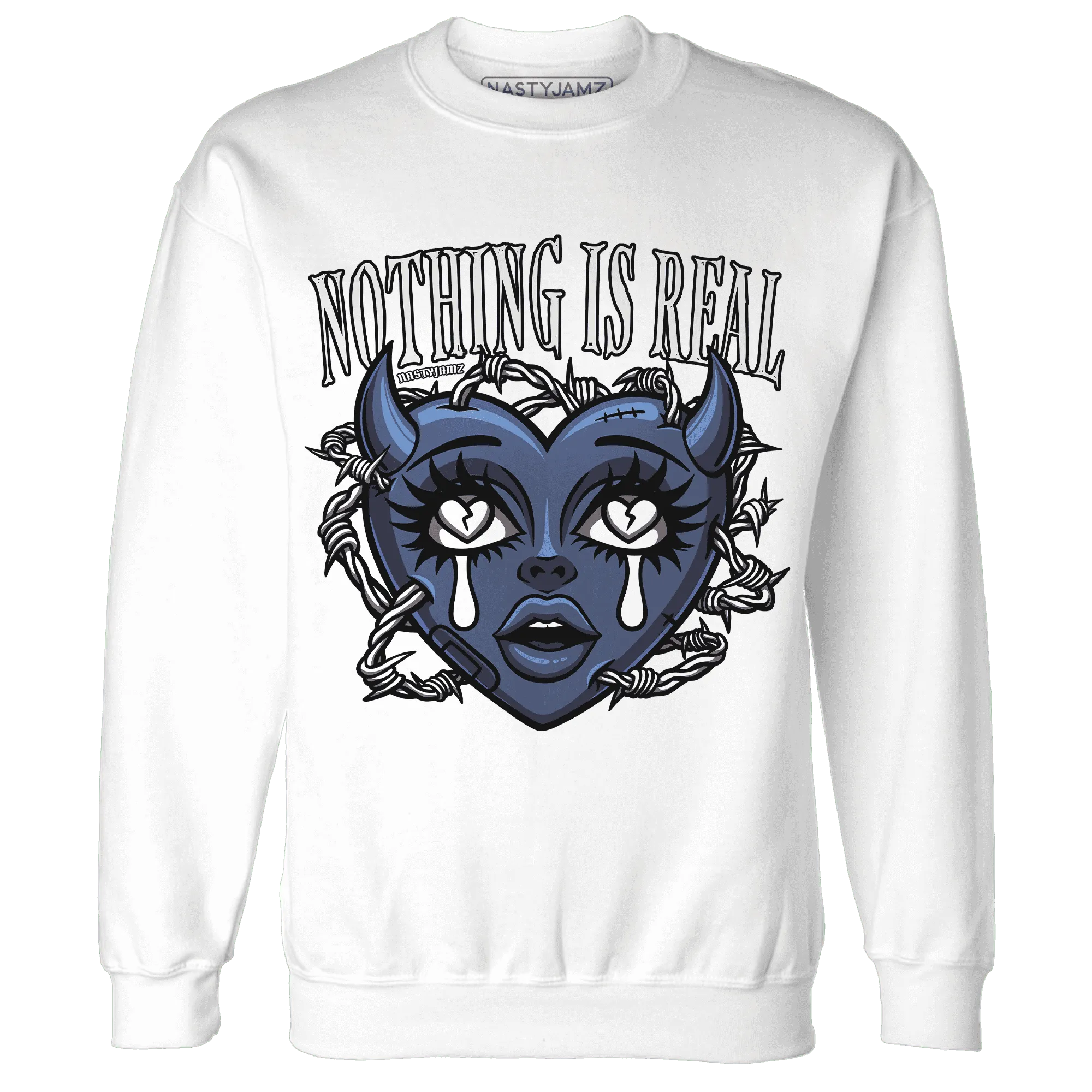 Low-Diffused-Blue-11s-Sweatshirt-Match-Nothing-Is-Real