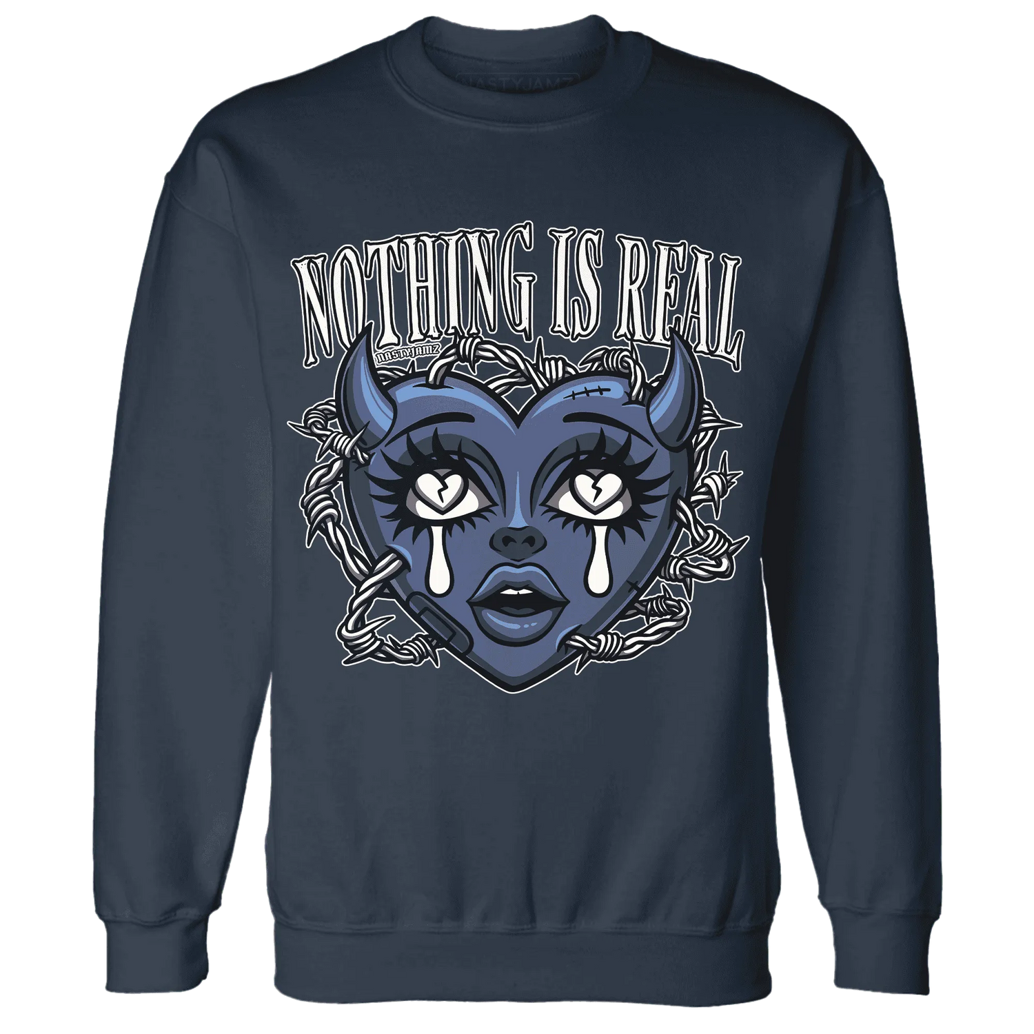 Low-Diffused-Blue-11s-Sweatshirt-Match-Nothing-Is-Real
