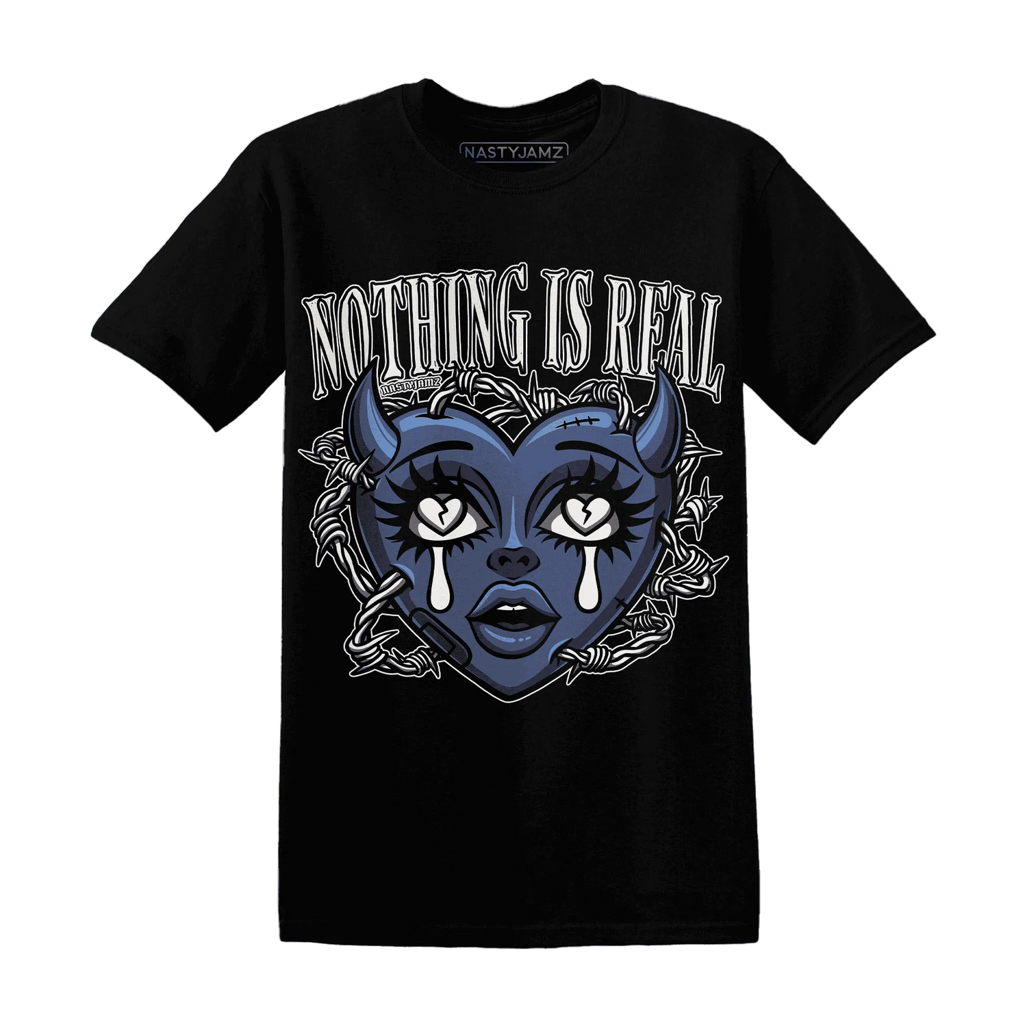 Low-Diffused-Blue-11s-T-Shirt-Match-Nothing-Is-Real