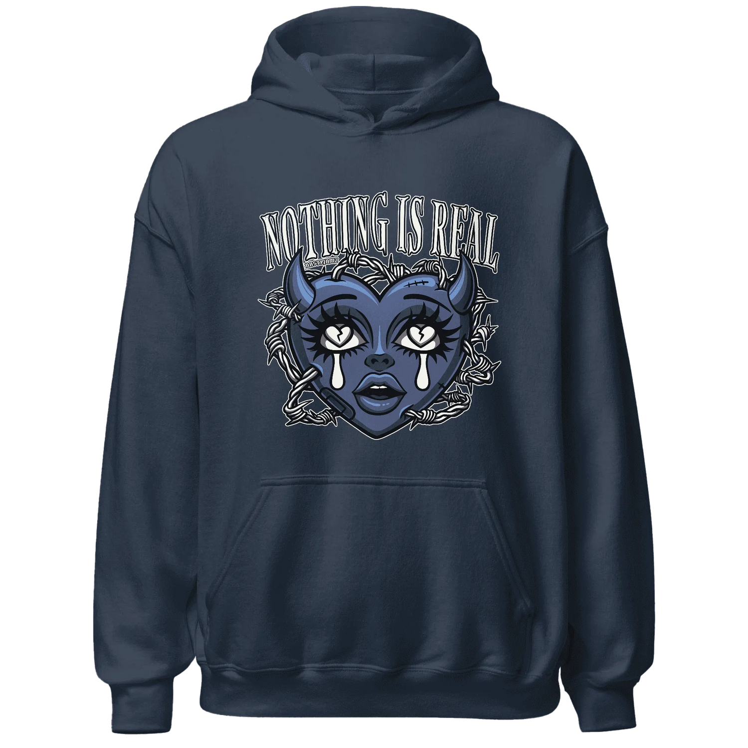 Low-Diffused-Blue-11s-Hoodie-Match-Nothing-Is-Real