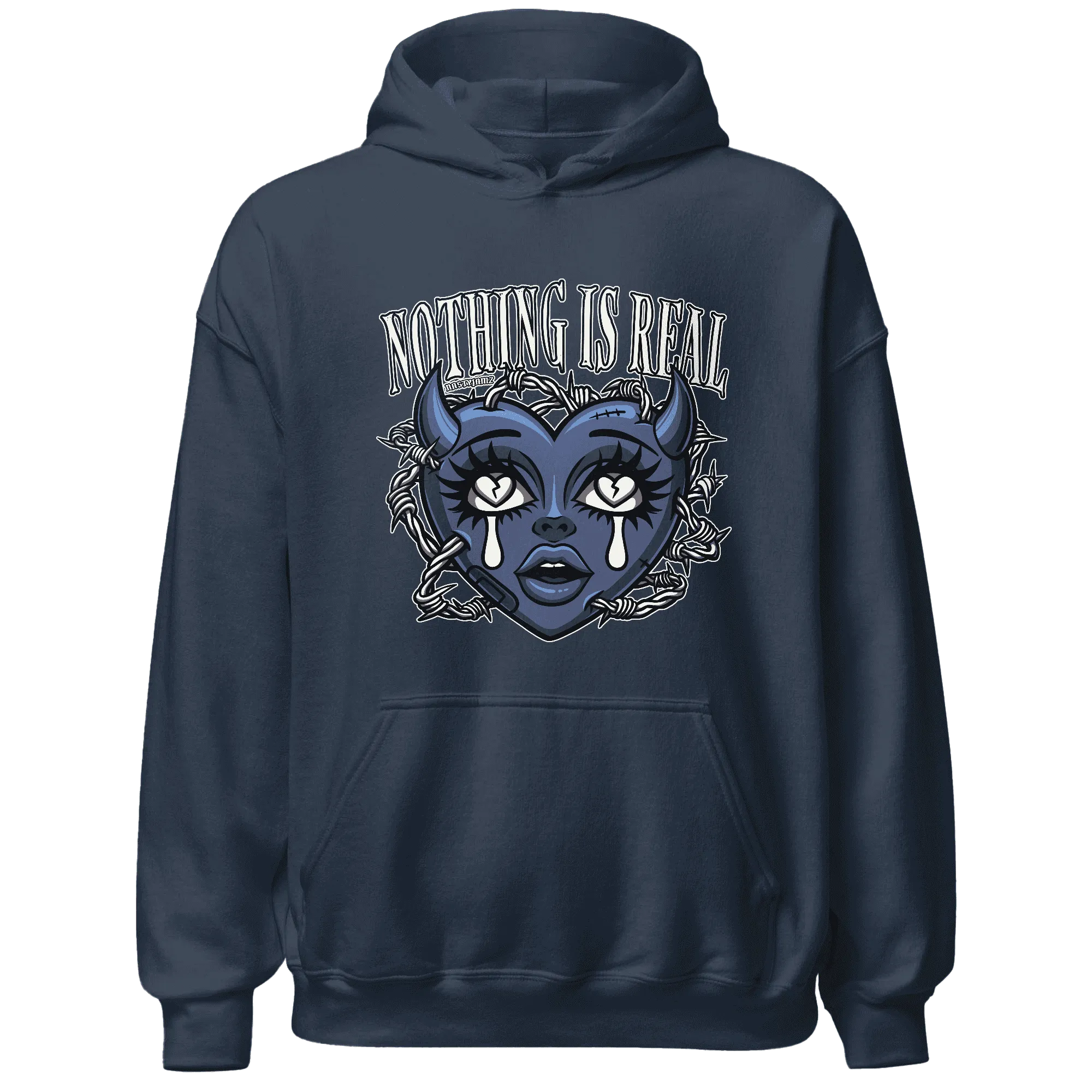 Low-Diffused-Blue-11s-Hoodie-Match-Nothing-Is-Real