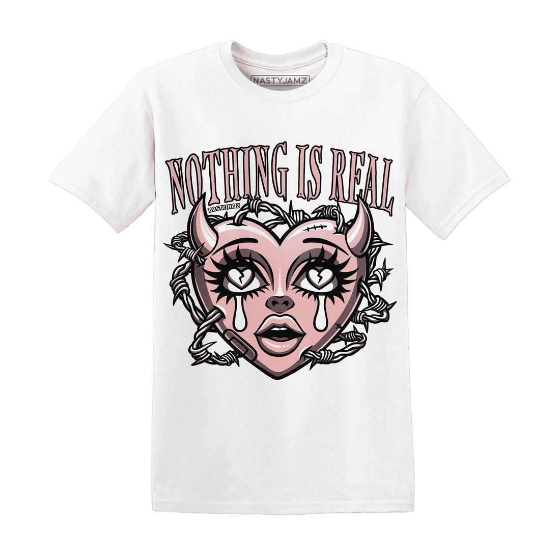 Low-Legend-Pink-11s-T-Shirt-Match-Nothing-Is-Real