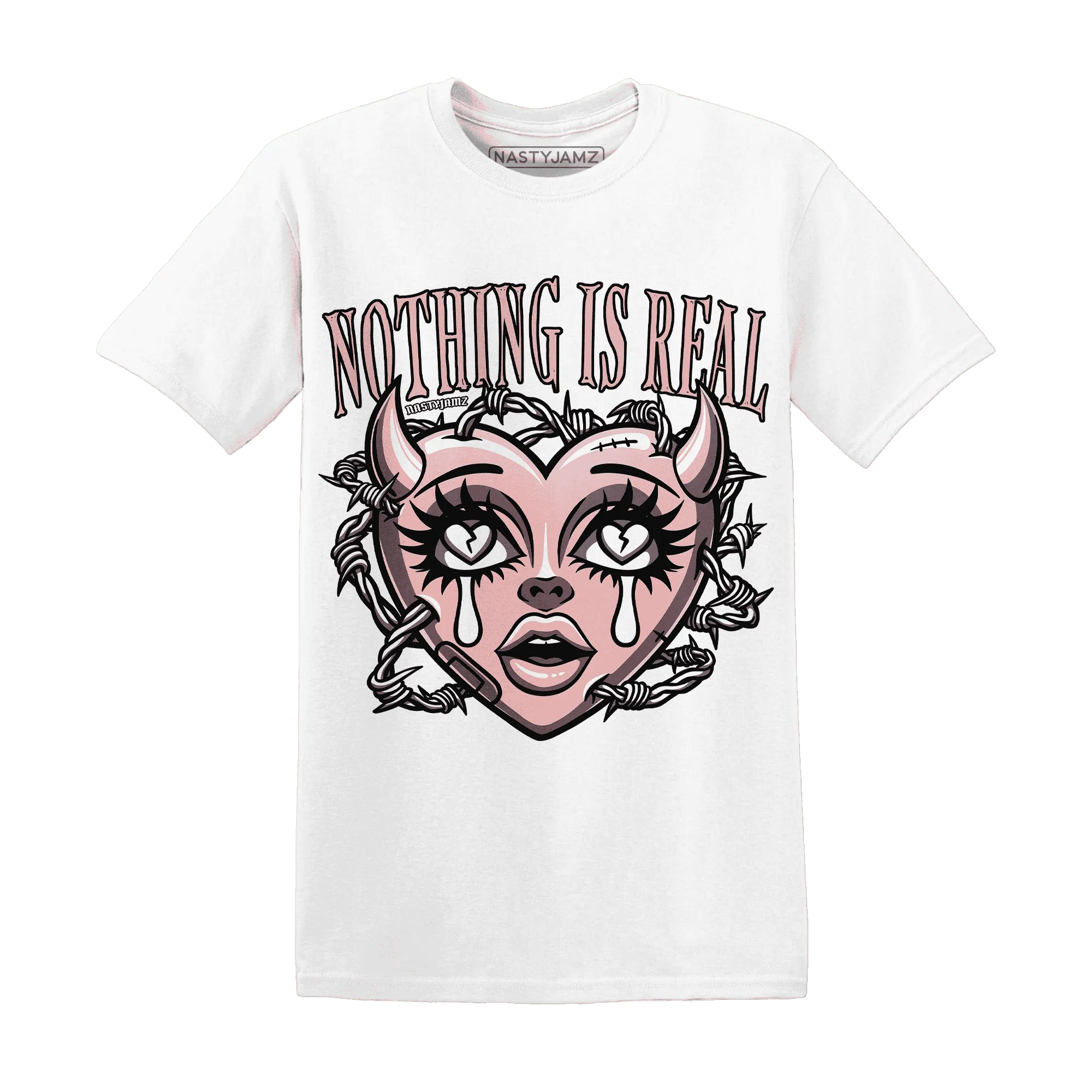 Low-Legend-Pink-11s-T-Shirt-Match-Nothing-Is-Real