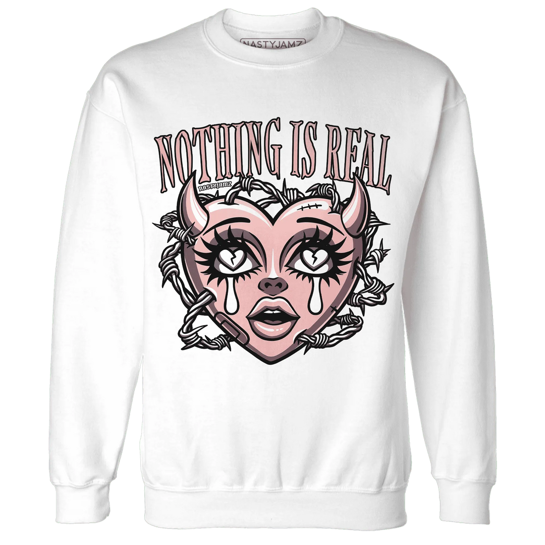 Low-Legend-Pink-11s-Sweatshirt-Match-Nothing-Is-Real