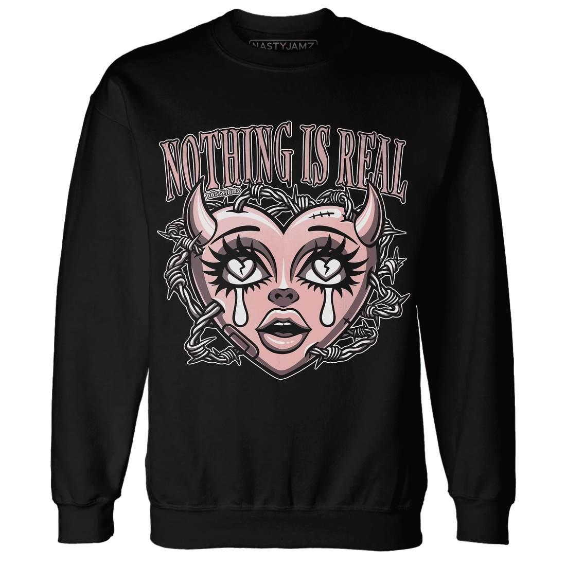 Low-Legend-Pink-11s-Sweatshirt-Match-Nothing-Is-Real