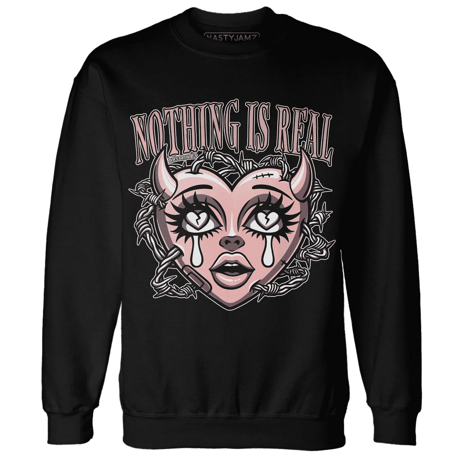 Low-Legend-Pink-11s-Sweatshirt-Match-Nothing-Is-Real