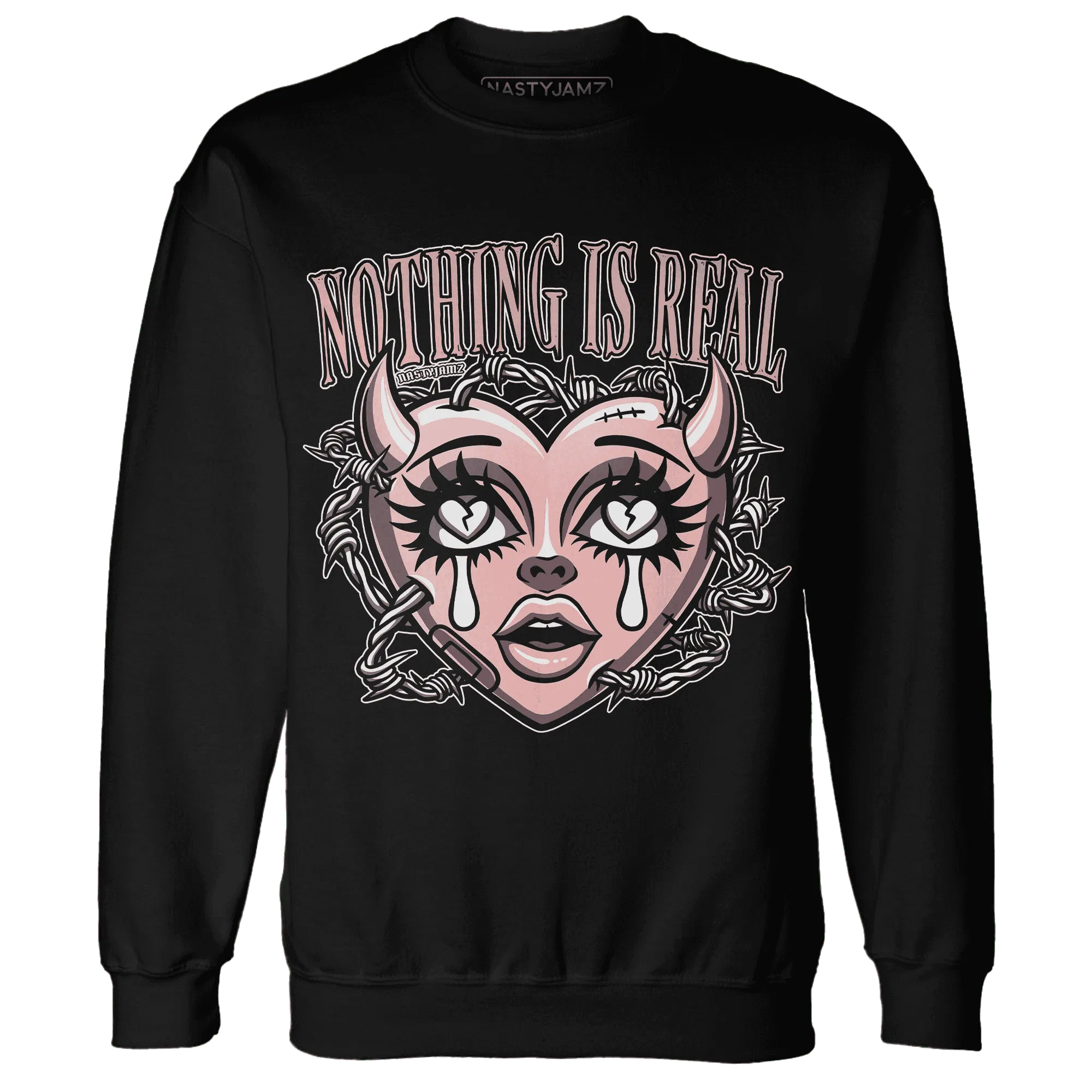 Low-Legend-Pink-11s-Sweatshirt-Match-Nothing-Is-Real