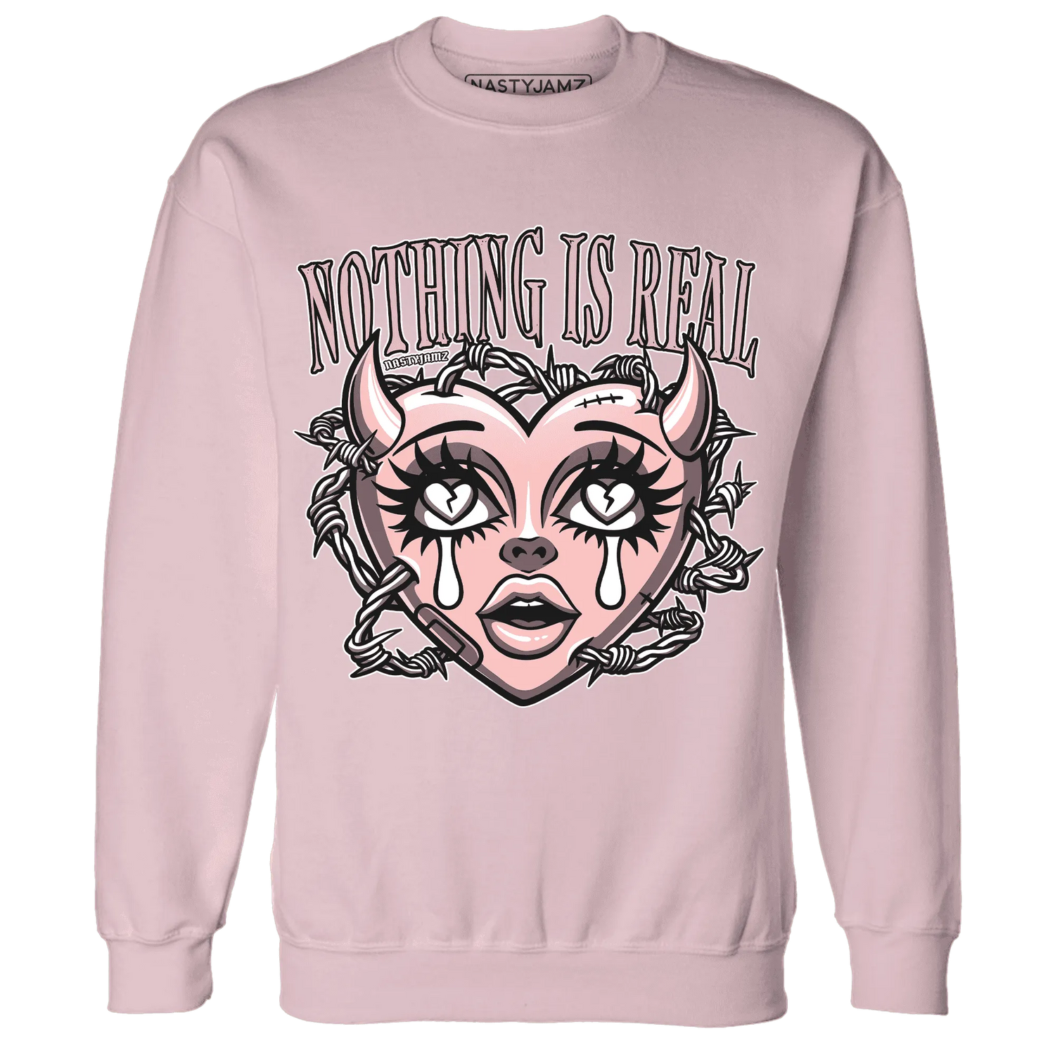 Low-Legend-Pink-11s-Sweatshirt-Match-Nothing-Is-Real