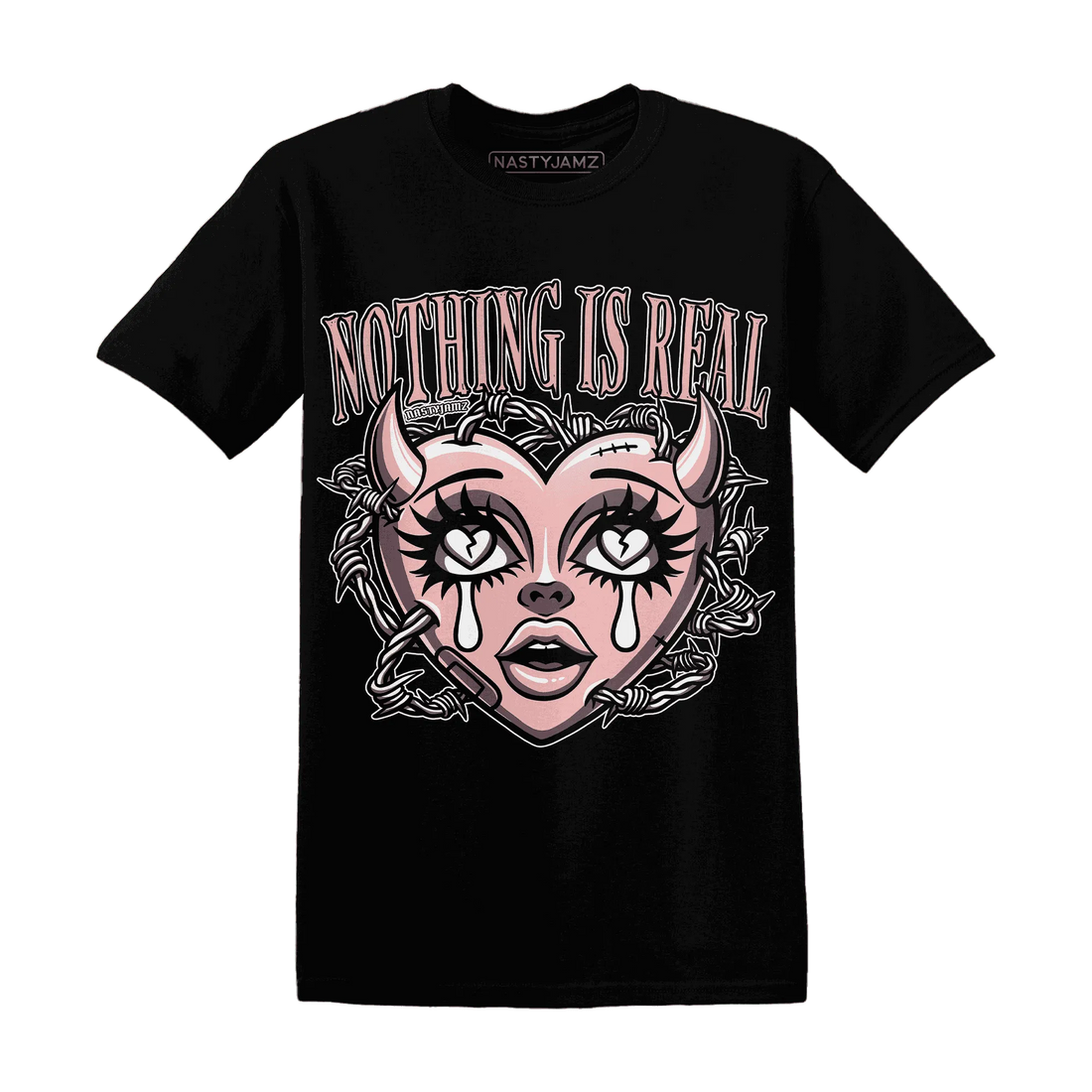 Low-Legend-Pink-11s-T-Shirt-Match-Nothing-Is-Real