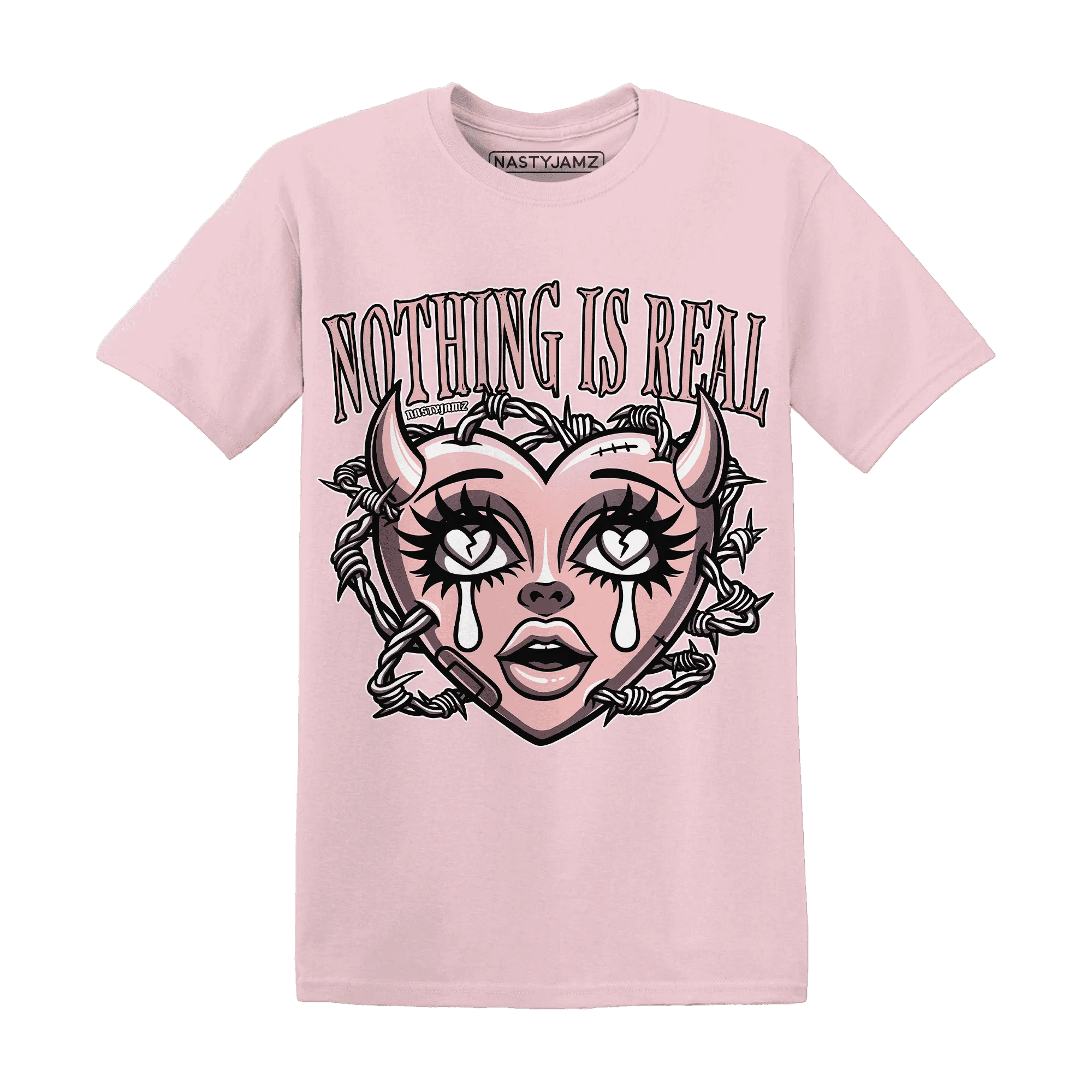 Low-Legend-Pink-11s-T-Shirt-Match-Nothing-Is-Real